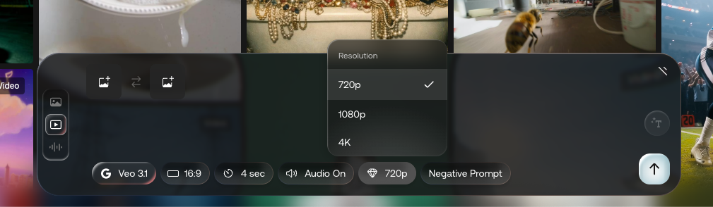 resolución y aspecto de imagenes para Artlist